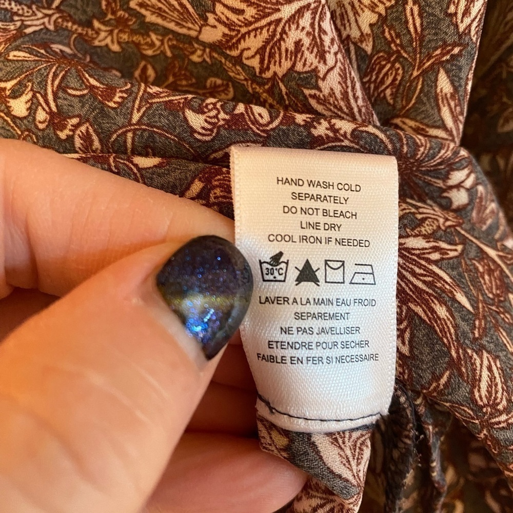 Floral Print Women's Top - Picture 5 of 5